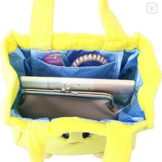 Japan Looney Tunes Plush Die-Cut Mascot Handbag - Tweety - 3