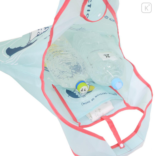 Japan Moomin Eco Shopping Bag - Moomintroll : Snow Mint - 3