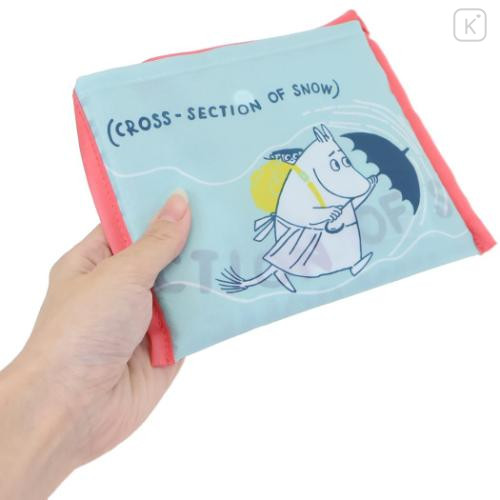 Japan Moomin Eco Shopping Bag - Moomintroll : Snow Mint - 5
