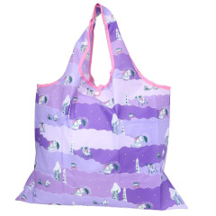 Japan Moomin Eco Shopping Bag - Little My & Moomintroll : Snow Purple