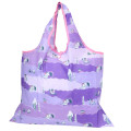Japan Moomin Eco Shopping Bag - Little My & Moomintroll : Snow Purple - 1