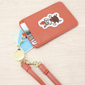 Japan Moomin Pass Case Card Holder & Reel - Little My : My Apple - 3