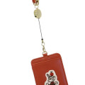 Japan Moomin Pass Case Card Holder & Reel - Little My : My Apple - 4