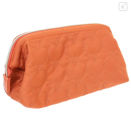 Japan Moomin Quilted Cosmetic Pouch - Little My : My Apple - 2