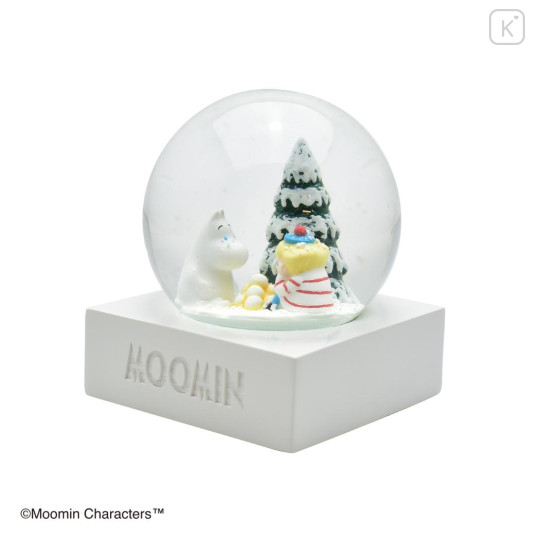 Japan Moomin Snow Globe (S) - Moomintroll : 80th Anniversary Too-Ticky Christmas Tree Snow - 1