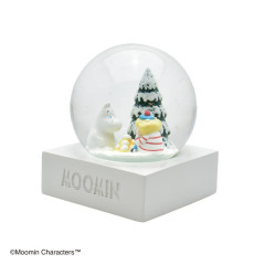 Japan Moomin Snow Globe (S) - Moomintroll : 80th Anniversary Too-Ticky Christmas Tree Snow