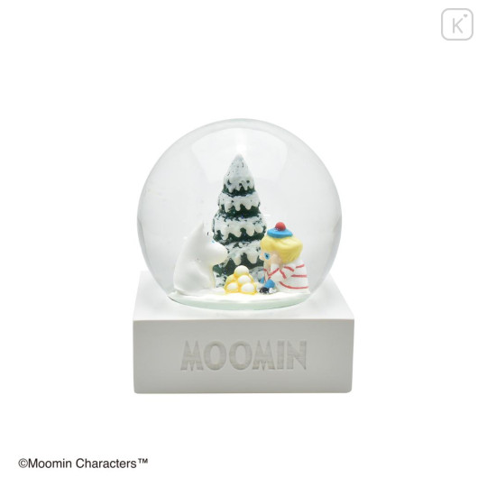 Japan Moomin Snow Globe (S) - Moomintroll : 80th Anniversary Too-Ticky Christmas Tree Snow - 3