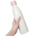 Japan Mofusand Insulated Stainless Steel Sparkling Water Bottle 530ml - Cat Flower Pink - 2