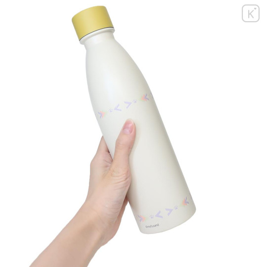 Japan Mofusand Insulated Stainless Steel Sparkling Water Bottle 530ml - Cat Camping - 2