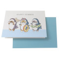 Japan Mofusand 3D Greeting Card - Shark Cat Happy Summer Party - 2