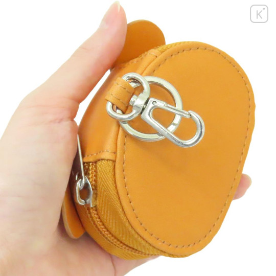 Japan San-X Mini Accessory Pouch with Carabiner - Rilakkuma : Face Bag Charm - 2