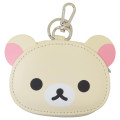 Japan San-X Mini Accessory Pouch with Carabiner - Korilakkuma : Face Bag Charm - 1