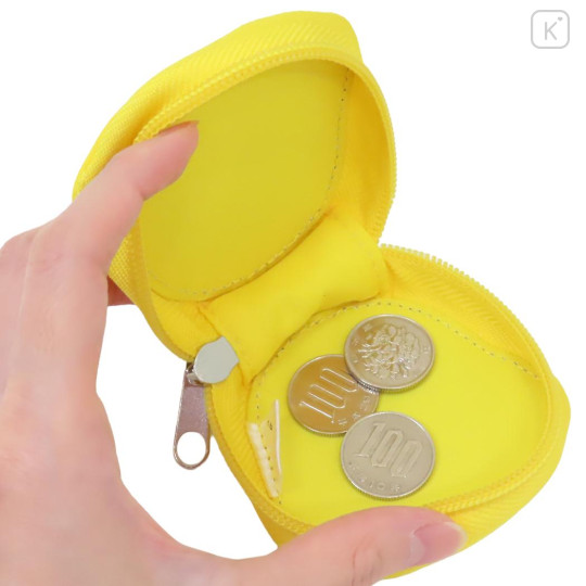 Japan San-X Mini Accessory Pouch with Carabiner - Kiiroitori : Face Bag Charm - 3