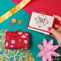 Japan Mofusand Compact Wallet - Panda Cat Nyan Red - 2