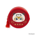 Japan Mofusand Round Mesh Pouch - Panda Cat Nyan Red - 1