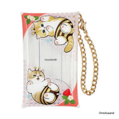 Japan Mofusand Clear Multi Case with Chain S - Bee Cat Hachinyan