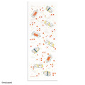 Japan Mofusand Tenugui Towel - Elegant Sushi Cat White - 2