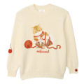 Japan Mofusand Crew Neck Sweater (L) - Cat Yarn Ball Beige - 1