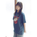 Japan Mofusand T-shirt (L) - Cat Yarn Ball Navy - 2