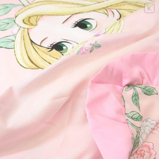 Japan Disney Ruffle Duvet Cover & Pillowcase Set - Rapunzel : Magic Of Your Heart - 2