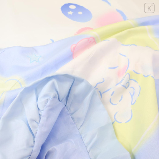 Japan Sanrio Ruffle Duvet Cover & Pillowcase Set - Cinnamoroll : Starry Sky Good Night - 2