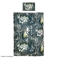 Japan Moomin Duvet Cover & Pillowcase Set - Moomin : The Comet in Moominvalley