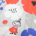 Japan Moomin Duvet Cover & Pillowcase Set - Little My : Flower Grey - 2