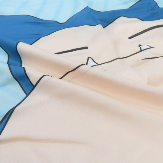 Japan Pokemon Duvet Cover & Pillowcase Set - Snorlax : Blue - 2