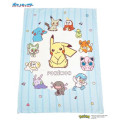 Japan Pokemon Duvet Cover & Pillowcase Set - Characters : Blue Striped - 5