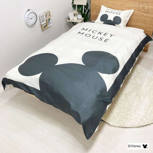 Japan Disney Duvet Cover & Pillowcase Set - Mickey : Ivory - 1