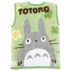Japan Ghibli Kids Wearable Blanket Fluffy Coral Fleece - My Neighbor Totoro : Green