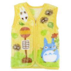 Japan Ghibli Kids Wearable Blanket Fluffy Coral Fleece - My Neighbor Totoro : Yellow
