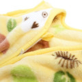 Japan Ghibli Kids Wearable Blanket Fluffy Coral Fleece - My Neighbor Totoro : Yellow - 4