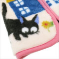 Japan Ghibli Kids Wearable Blanket Fluffy Coral Fleece - Kiki's Delivery Service : Jiji Pink - 4