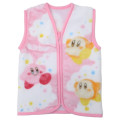 Japan Kirby Kids Wearable Blanket Fluffy Coral Fleece - Kirby & Waddle Dee : Starry Sky Starry Sky Pink - 1