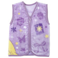 Japan Disney Kids Wearable Blanket Fluffy Coral Fleece - Rapunzel : Purple - 1