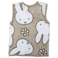 Japan Miffy Kids Wearable Blanket Fluffy Coral Fleece - Miffy : Grey - 2