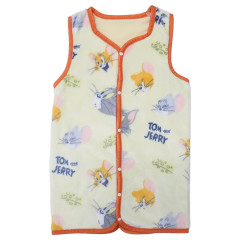 Japan Tom and Jerry Toddler Fluffy Fleece Sleeveless Sleep Sack & Wearable Blanket - Light Yellow