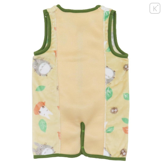 Japan Ghibli Toddler Fluffy Fleece Sleeveless Sleep Sack & Wearable Blanket - My Neighbor Totoro : Light Orange - 2
