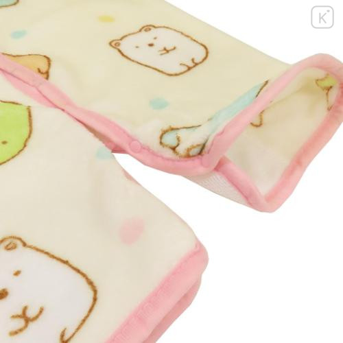 Japan San-X Toddler Fluffy Fleece Sleeveless Sleep Sack & Wearable Blanket - Sumikko Gurashi : Light Yellow - 4