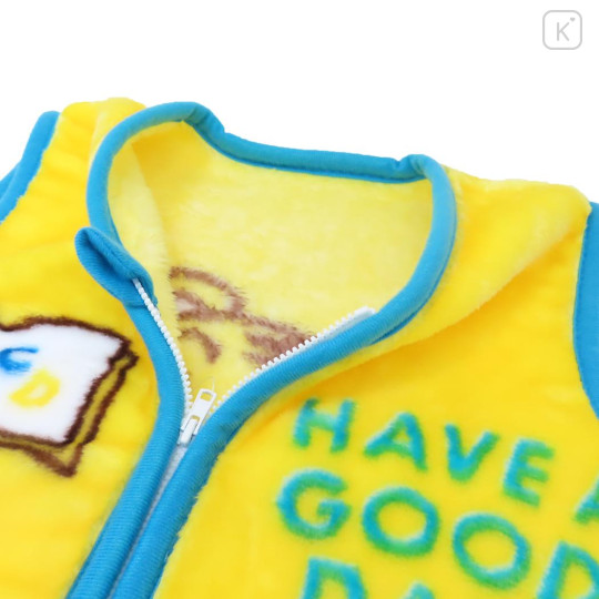 Japan Shimajiro Kids Wearable Blanket Fluffy Coral Fleece - Have A Good Day - 3