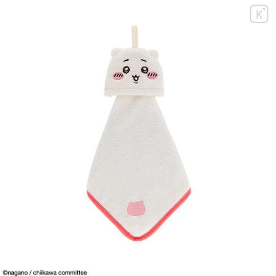 Japan Chiikawa Hand Towel with Loop - Chiikawa : Smile - 1