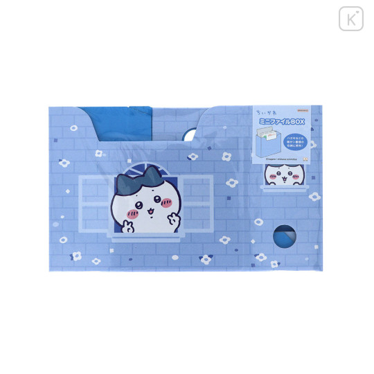 Japan Chiikawa Mini Desk Organizer Stand - Hachiware : Happy Blue - 1