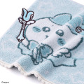 Japan Chiikawa Embroidered Mini Towel Handkerchief - Hachiware : Super Magical Chiikawa Star Blue - 2