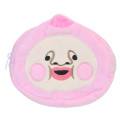 Japan Kobitos Plush Cosmetic Pouch - Kakure Momojiri & Sumo Mono Uchi Peach Blossom - 1