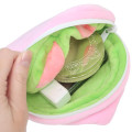 Japan Kobitos Plush Cosmetic Pouch - Kakure Momojiri & Sumo Mono Uchi Peach Blossom - 3