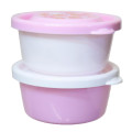 Japan Kobitos Nesting Food Storage Container Set - Face Pink - 2