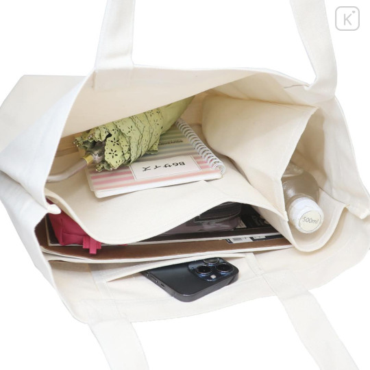 Japan Kobitos Canvas Tote Bag - Kakure Momojiri & Sumo Mono Uchi - 3