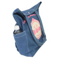 Japan Kobitos Denim Tote Bag - Kakure Momojiri Face - 3