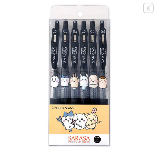 Japan Chiikawa Sarasa Clip Gel Pen Set - Chiikawa : Characters Doll - 1